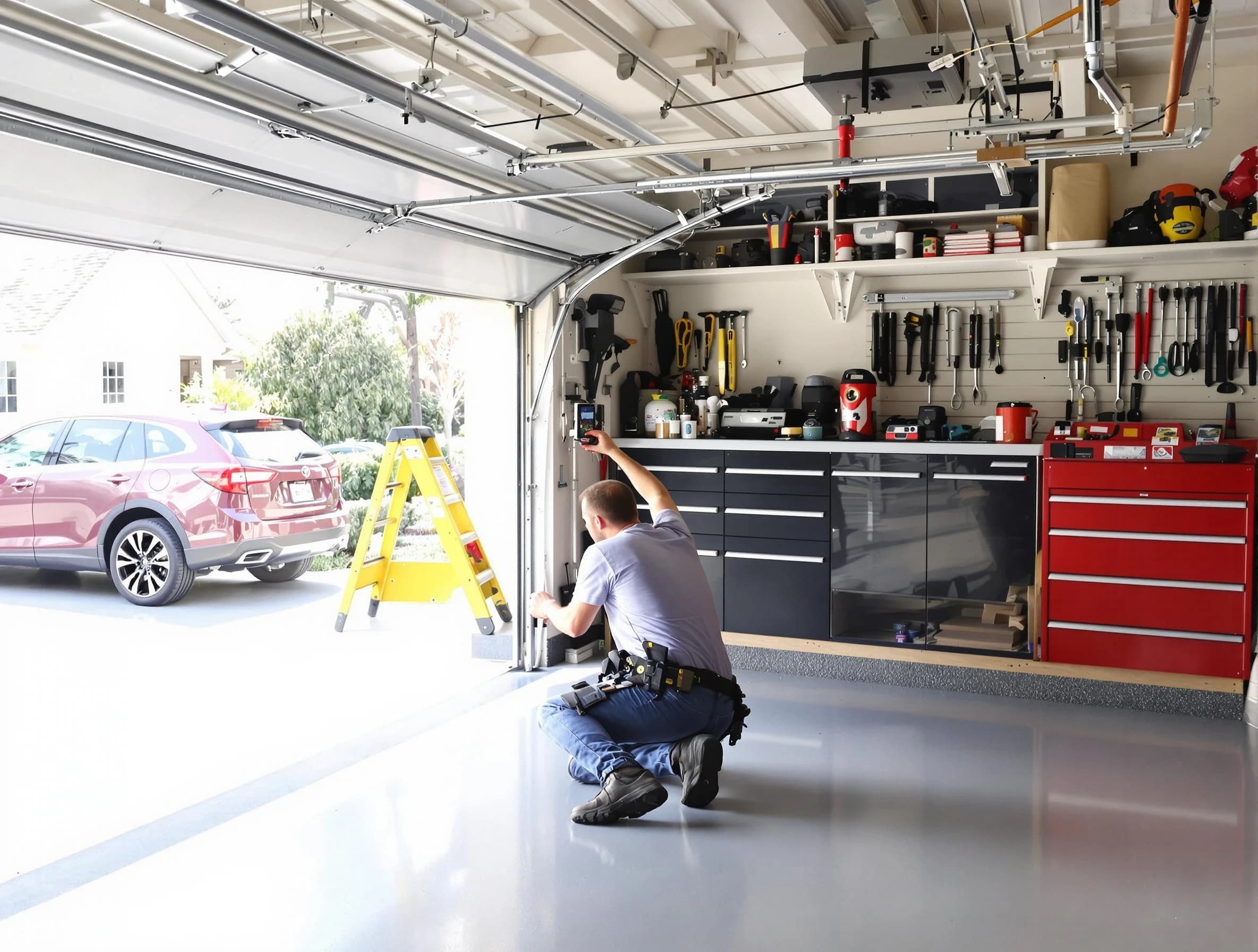 Local garage door repair service by Monument Garage Door Repair in Monument