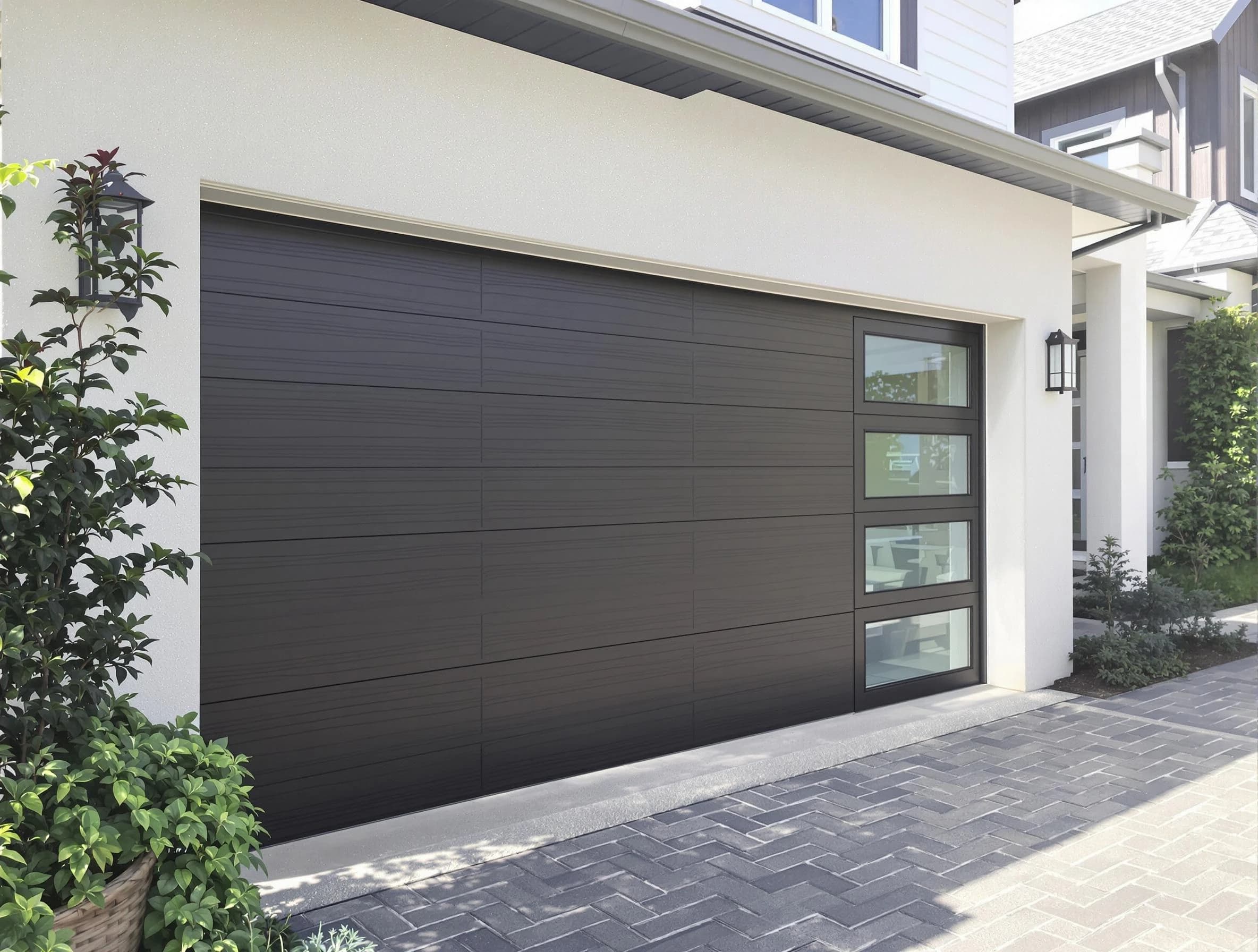 Custom garage door installation by Monument Garage Door Repair in Monument