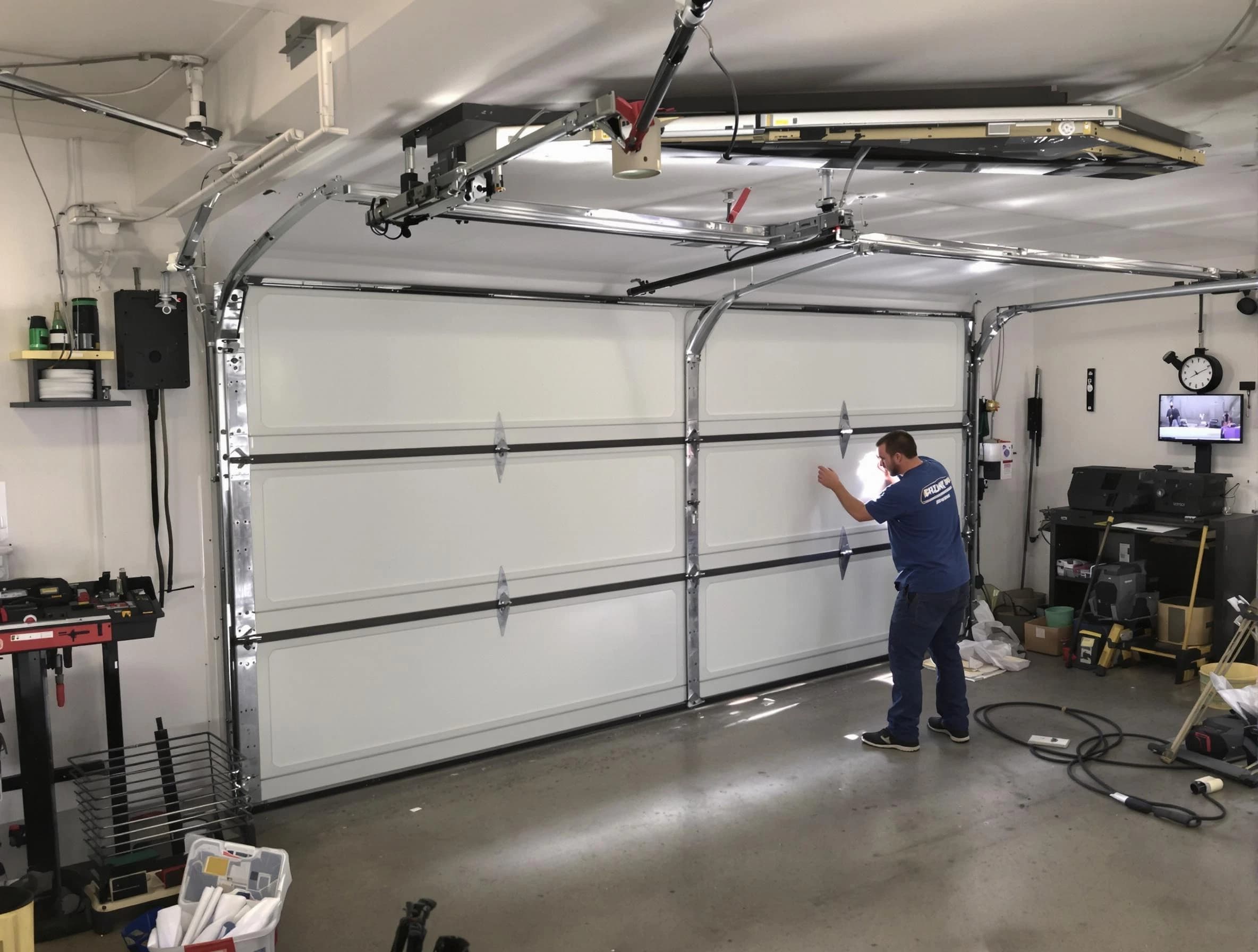 Professional garage door repair service by Monument Garage Door Repair in Monument