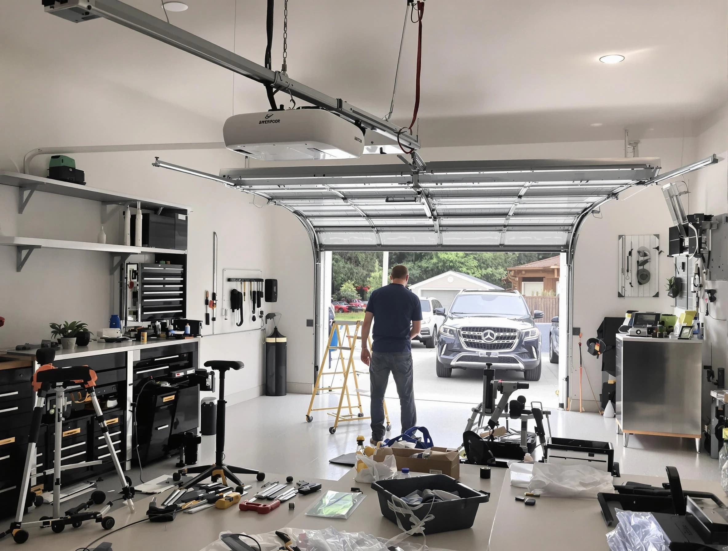Garage door opener installation by Monument Garage Door Repair in Monument