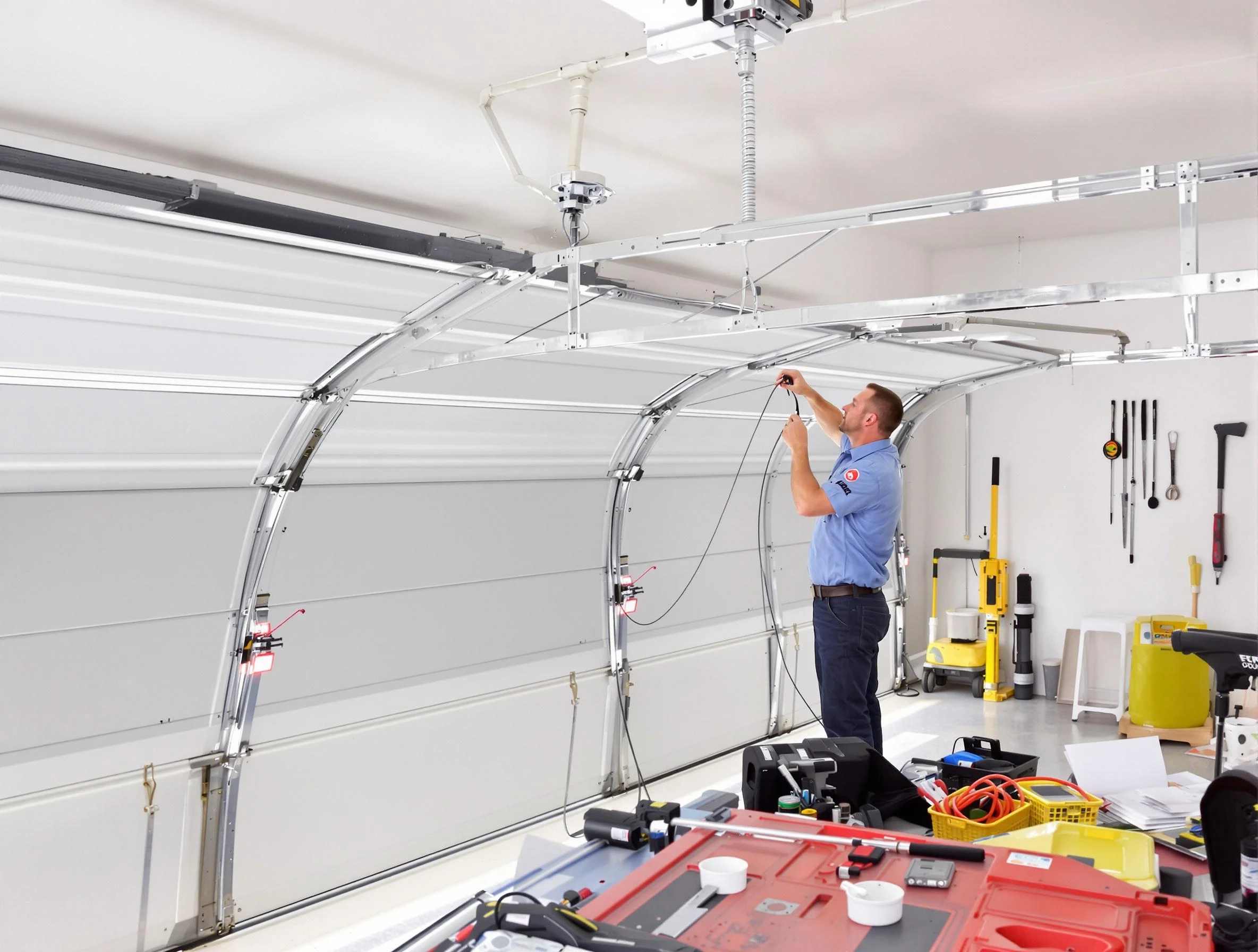 Garage door cable repair service by Monument Garage Door Repair in Monument