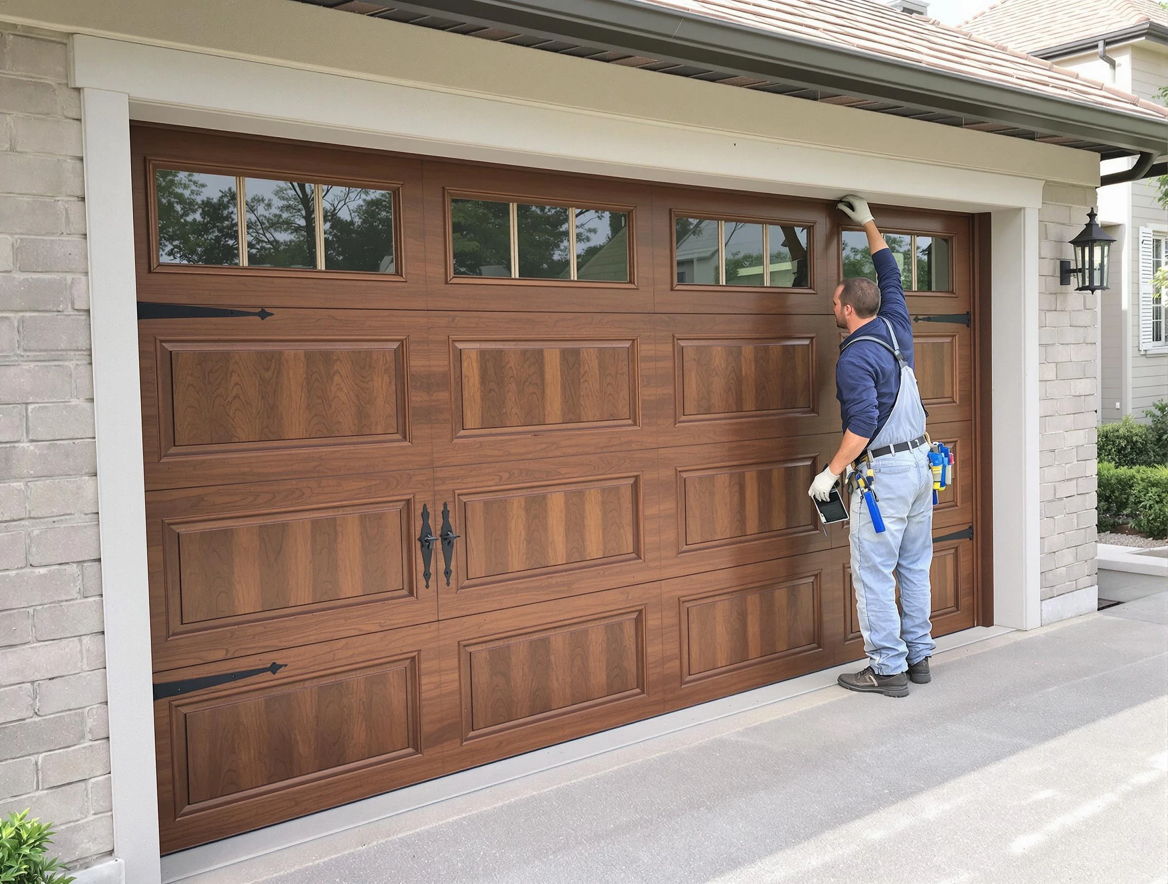 Custom garage door showcase by Monument Garage Door Repair in Monument