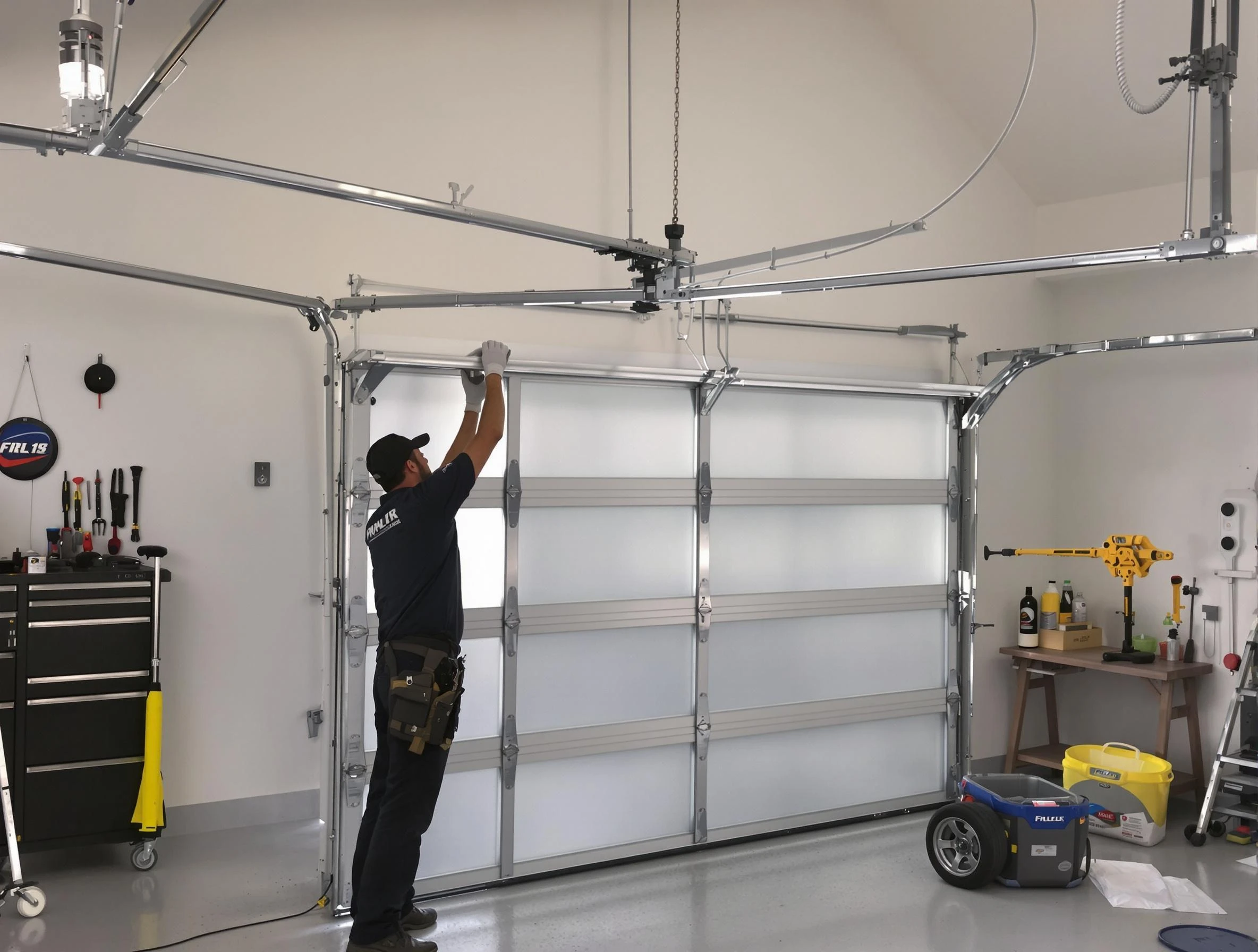 Monument Garage Door Repair certified team performing precision garage door installation in Monument