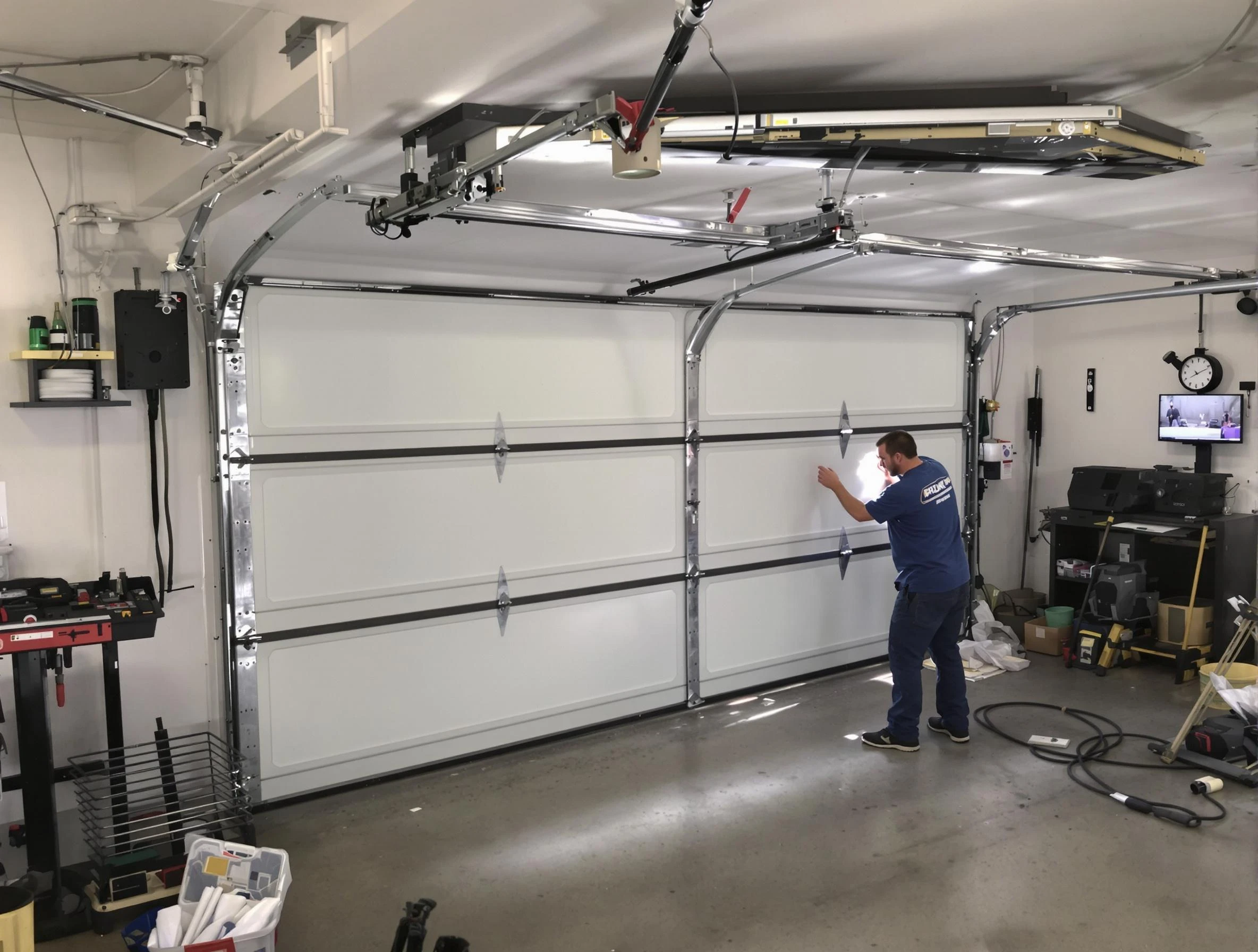 Professional garage door repair service by Monument Garage Door Repair in Monument