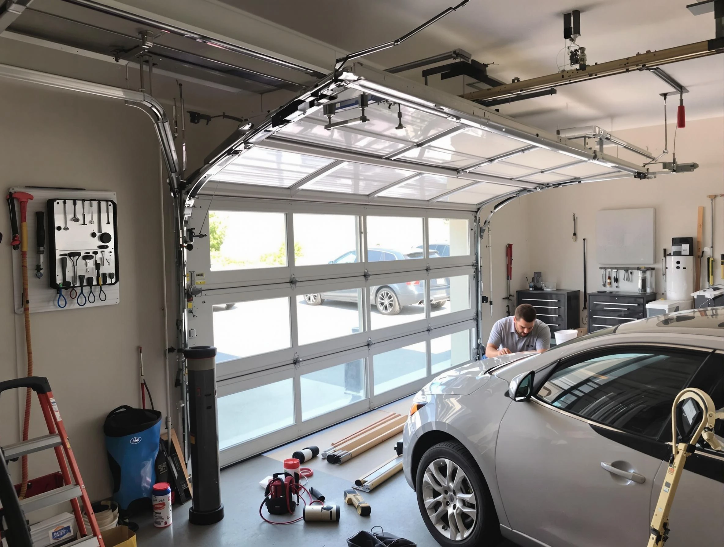 Garage door noise reduction service by Monument Garage Door Repair in Monument